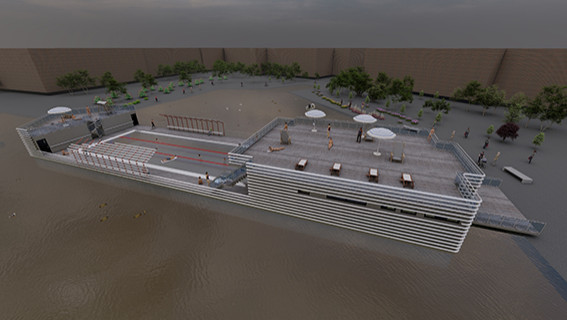 Открытый Бассейн - остров Новая Голландия