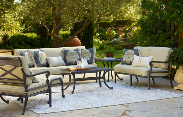 Carlisle Slate Outdoor Furniture Traditional Patio Other