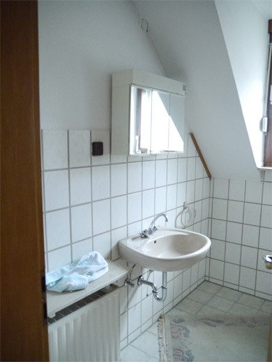 Familienbad auf kleiner Fläche - Bestandvorher