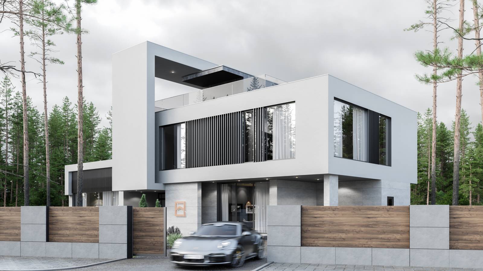 Дом в стиле минимализм 282 м. кв