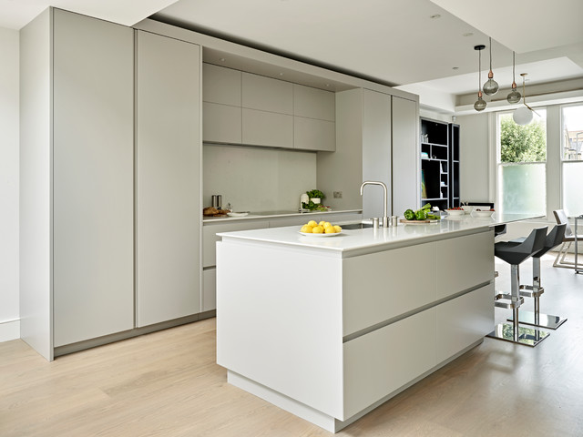 Wimbledon Grey Kitchen minimalistisch-kueche