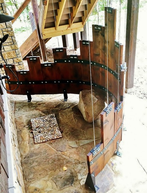Outdoor Shower Enclosure rustic-exterior