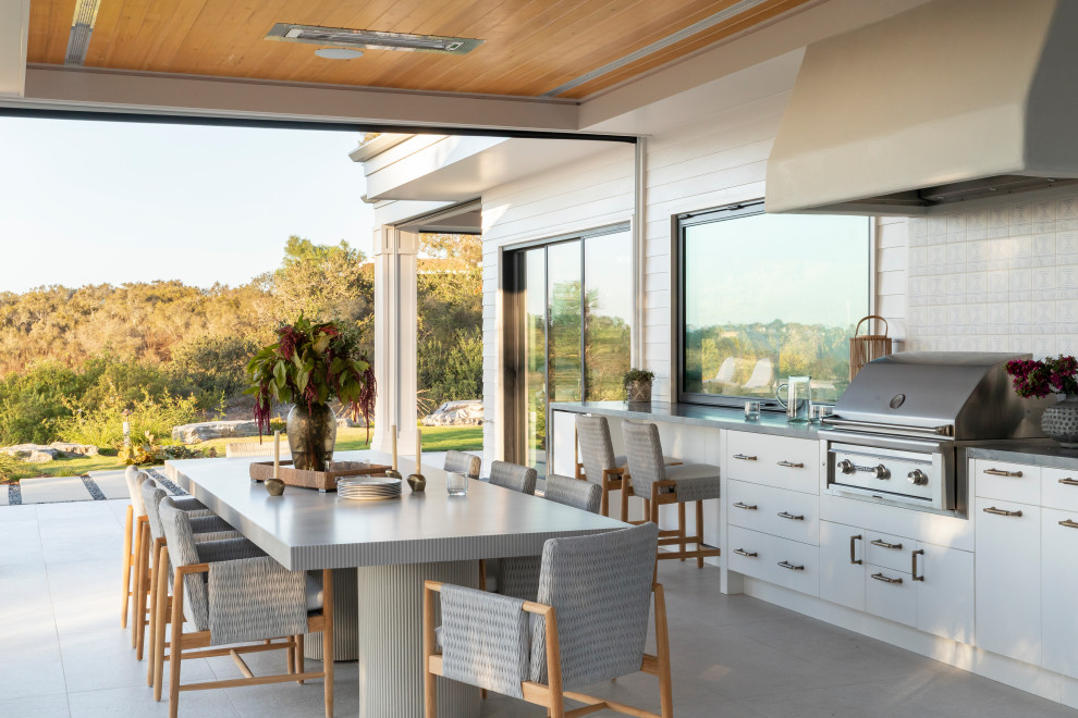 Beach style patio photo in San Diego