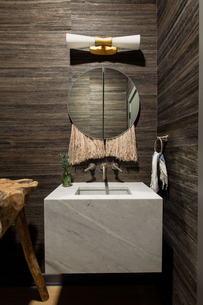 Lake House - Beach Style - Powder Room - Chicago - by SKIN Interior ...