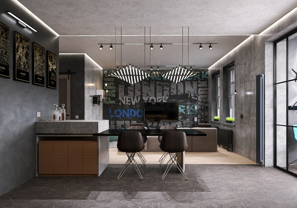 Брутальная двушка для холостяка