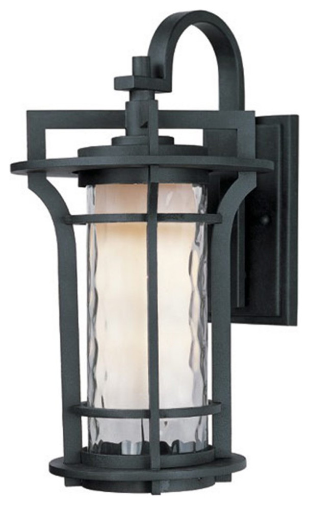 Maxim Oakville 1-Light Outdoor Wall Lantern 30485WGBO - Black Oxide