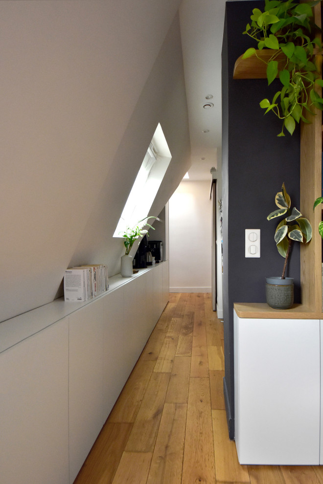 Aménagement appartement sous toiture mansardée