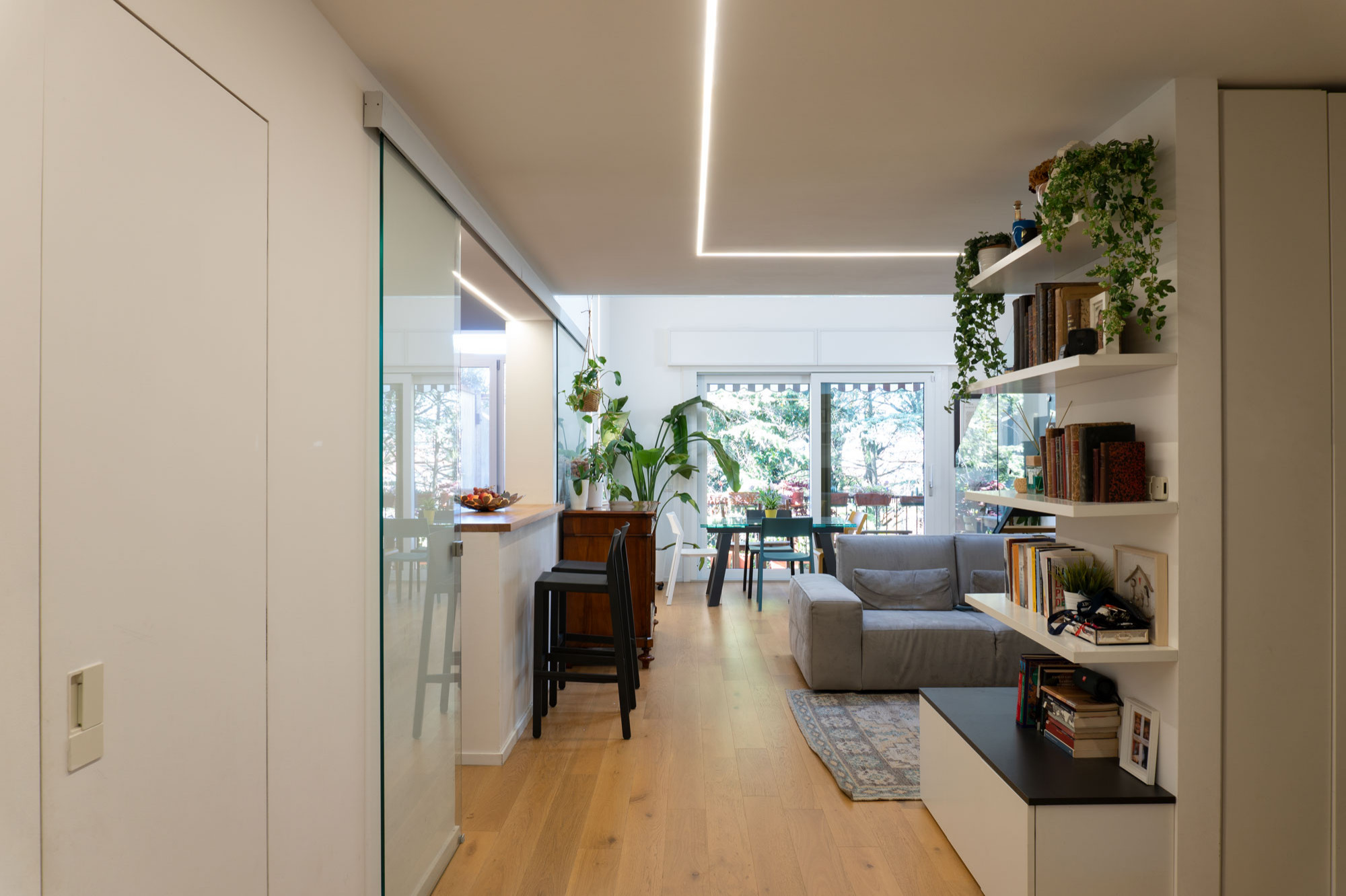 DUPLEX CON DOPPIA ALTEZZA -zona giorno