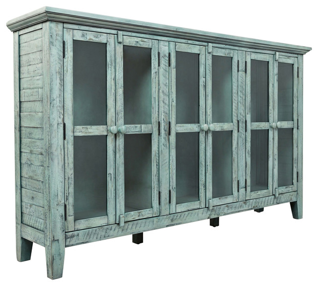 Rustic Shores Surfside 70 Accent Cabinet Beach Style Accent Chests And Cabinets By Hedgeapple