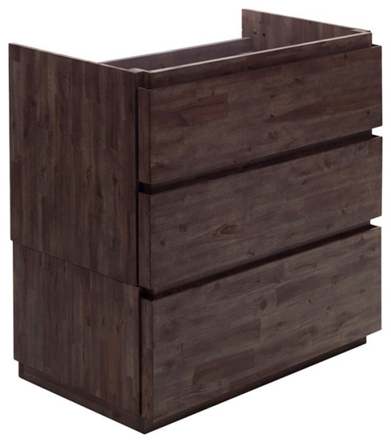 Fresca Formosa 35" Floor Standing Acacia Wood Bathroom in Brown