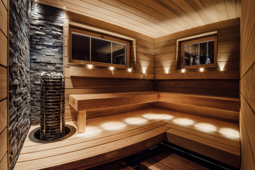 Интерьер бани.