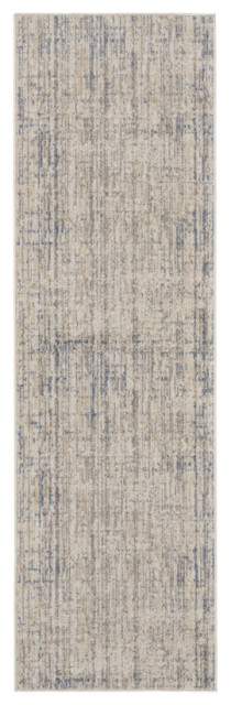 Calvin Klein River Flow Runner Beige Grey Area Rug, 2'3