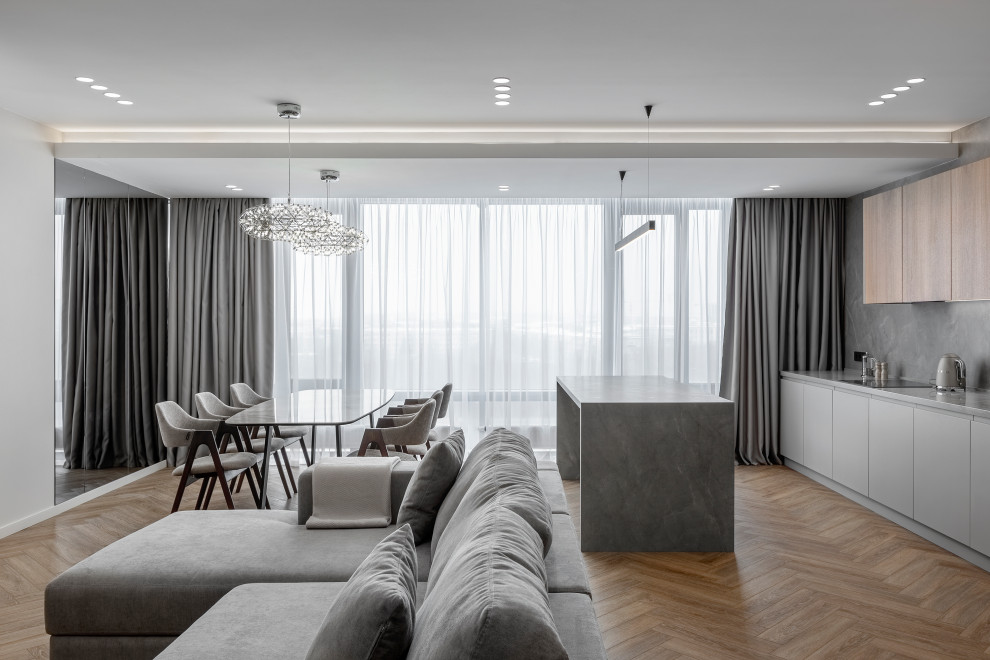 Реализованный проект квартиры 100кв.м в ЖК Атлантис