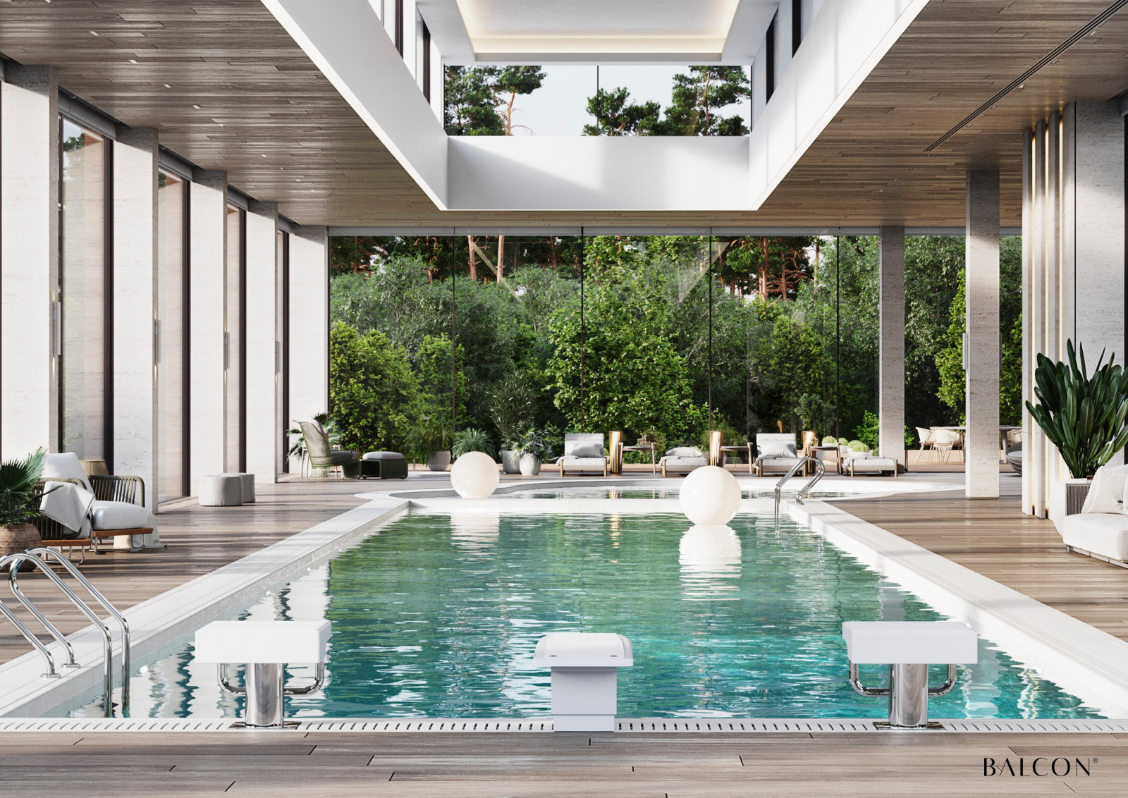 Спа-компекс с бассейном