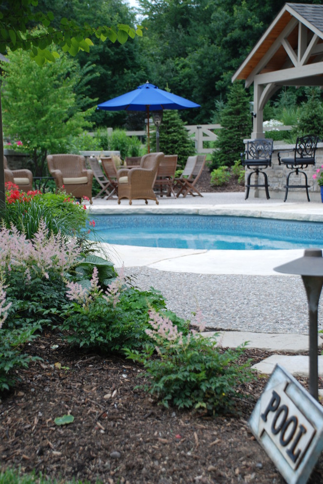 Example of a transitional pool design in Toronto