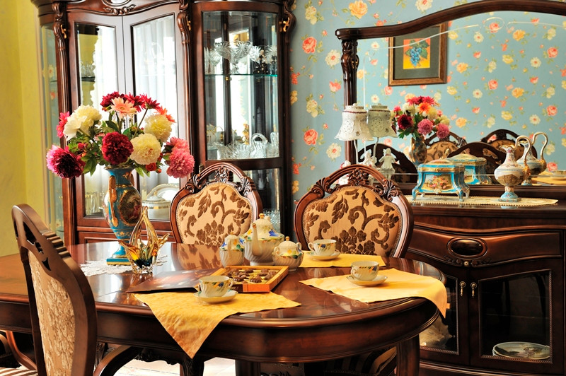 Интерьер дома в классическом стиле (250 кв м)