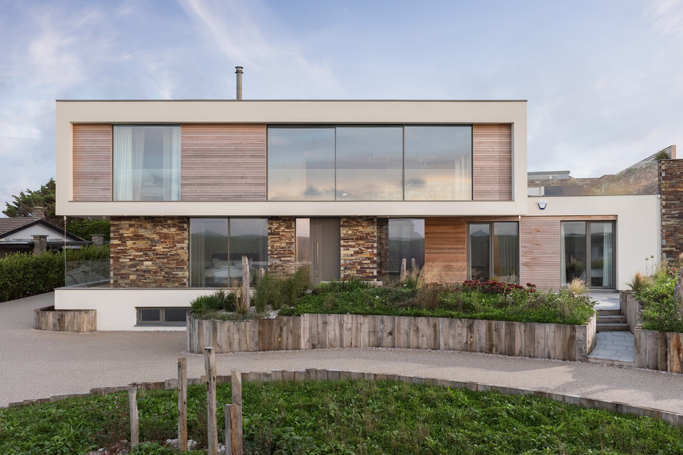 This is an example of a beach style exterior in Cornwall.