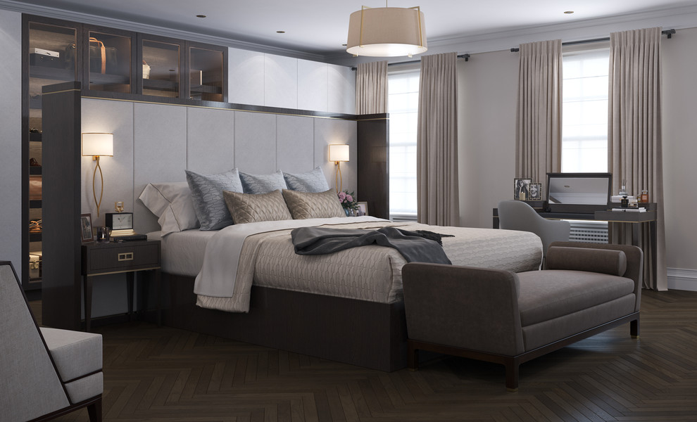 Master bedroom design residential house, London