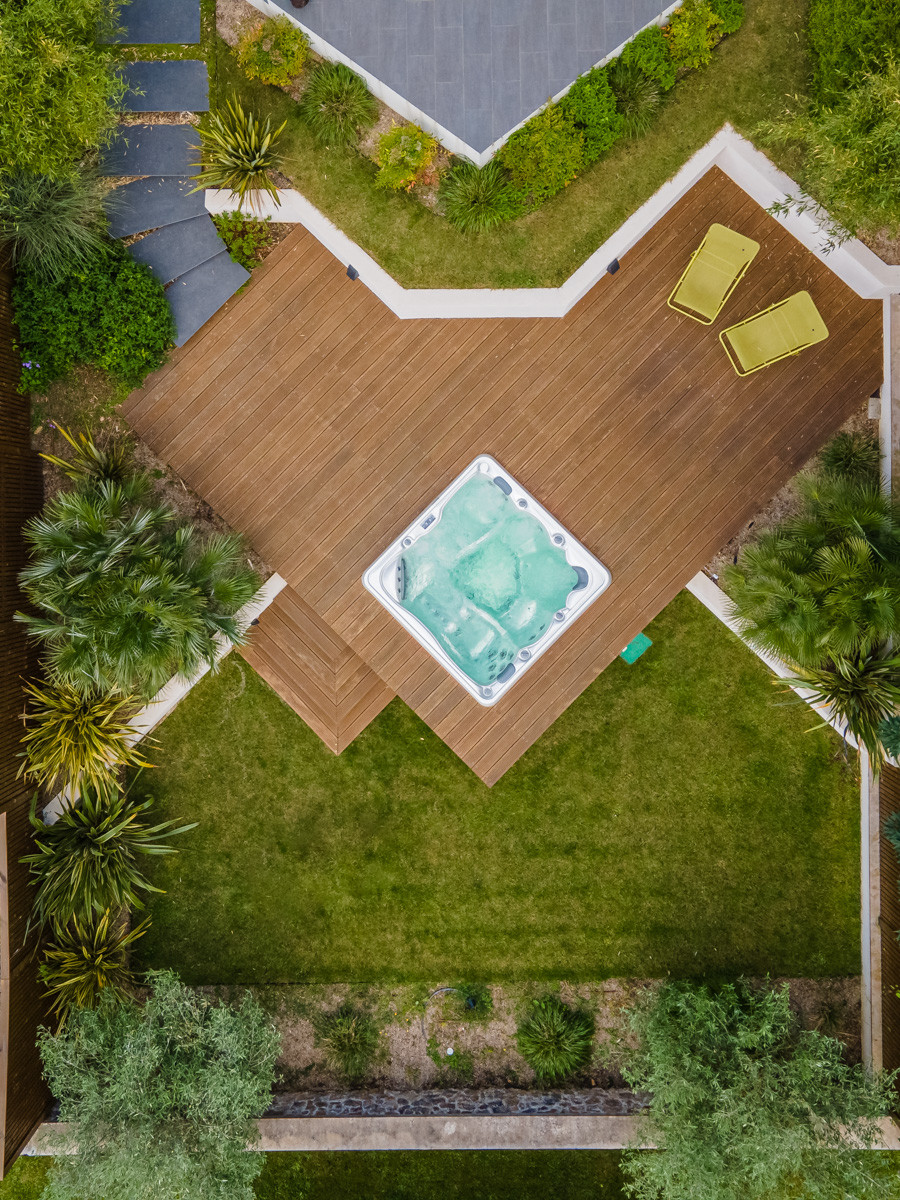 Un jardin aux allures contemporaines