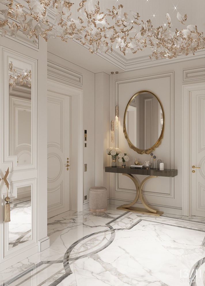 Трехкомнатная квартира в современной классике