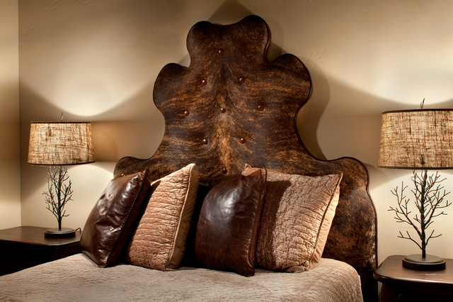 Whitefish Estate rustic-bedroom