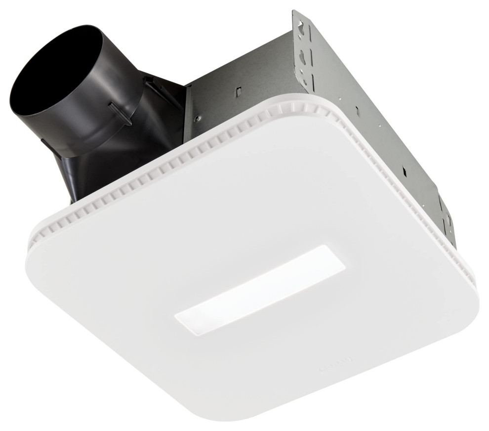 AE80LK Ventilation With LED CleanCover and Roomside Installation, ENERGY STAR, 110 Cfm