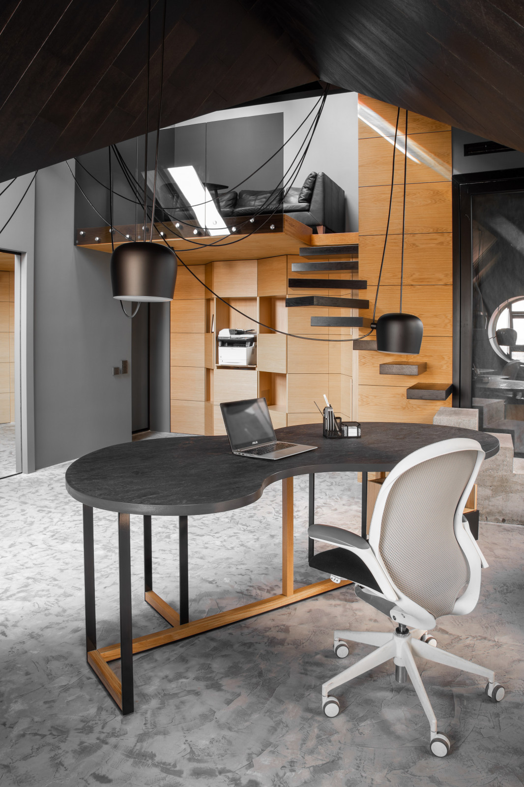 Офис в мансарде