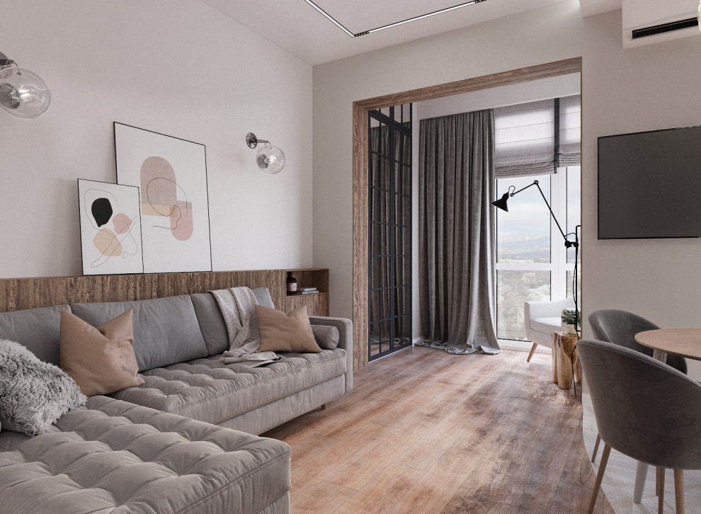 Дизайн-проект двухкомнатной квартиры ЖК "Парковый"