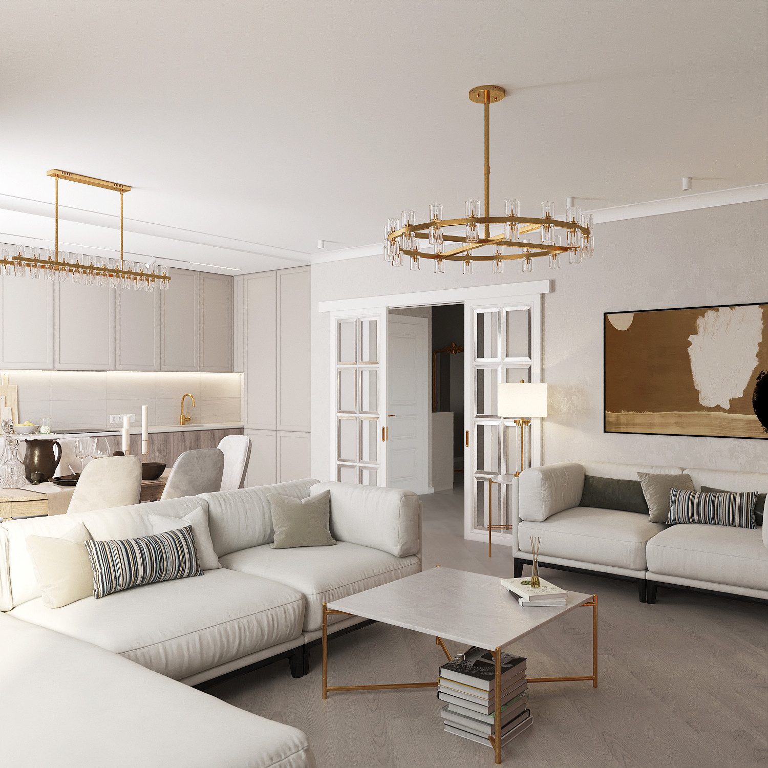 Дизайн-проект 3-х комнатной квартиры по улице Нарвская