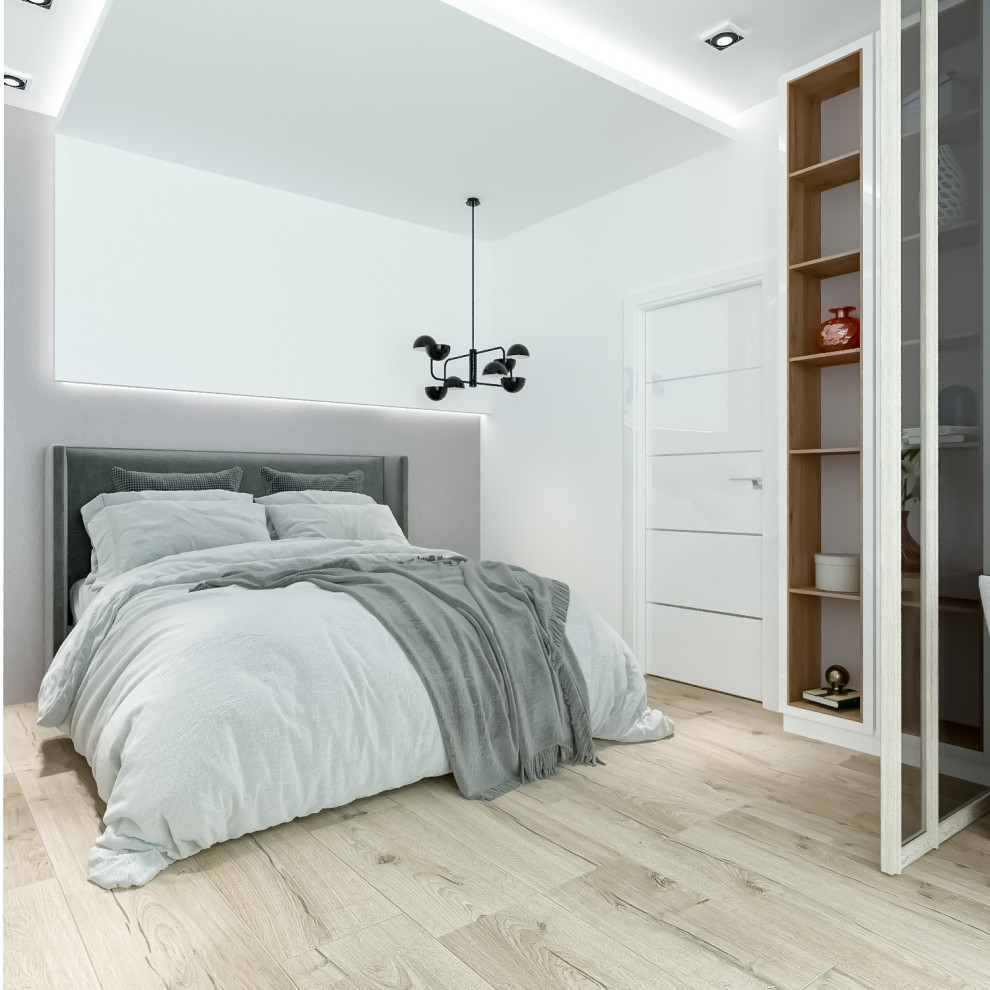 2020. 13. 10. Проект дизайна интерьера квартиры (спальня)