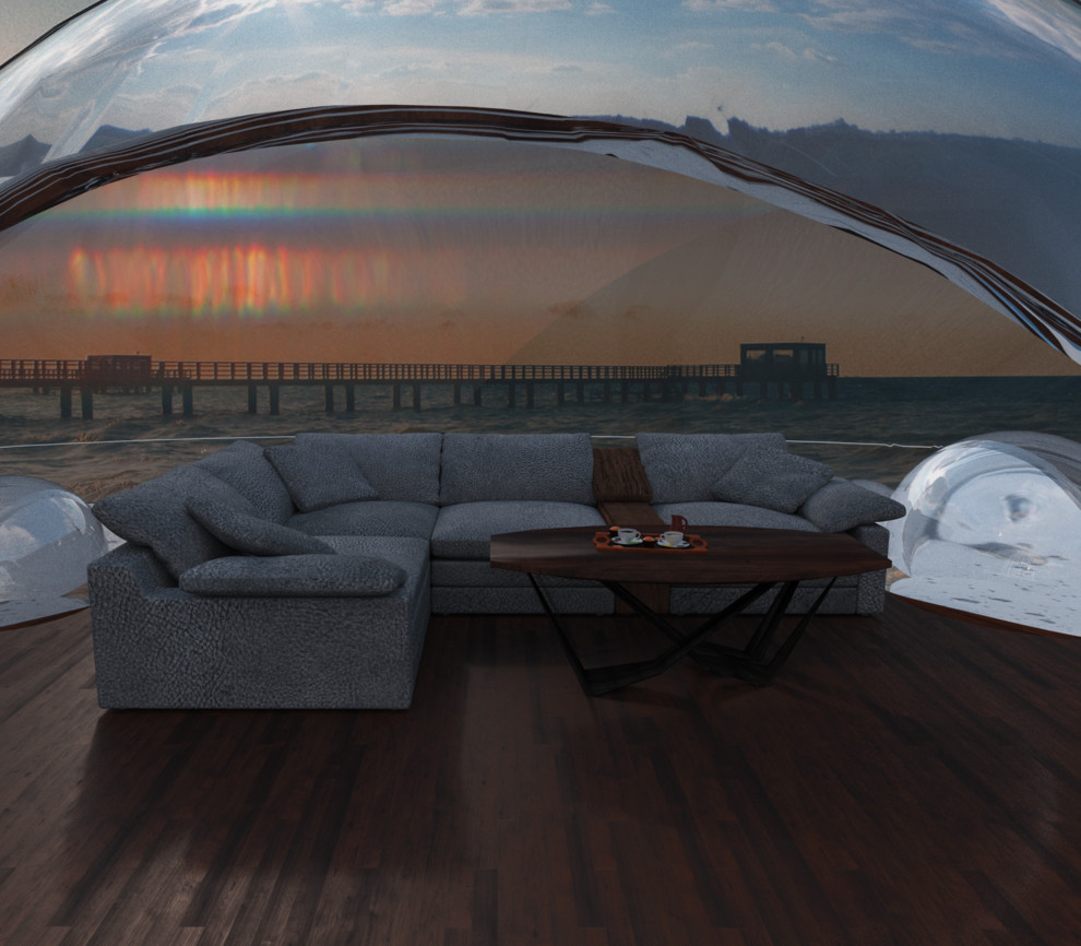 Кафе на побережье Каспийского моря