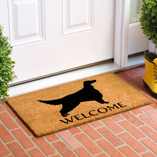 Calloway Mills English Setter Doormat, 24"x36" Contemporary