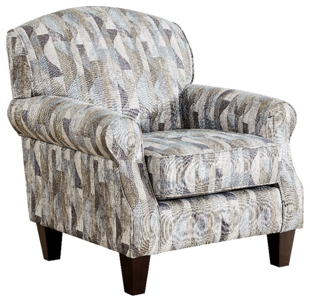 Fusion Furniture Outlier Mushroom Fabric Accent Chair in Multi-Color ...