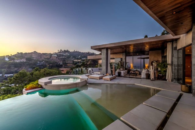 Hollywood Hills Modern Pools Los Angeles Von Socal Contractor