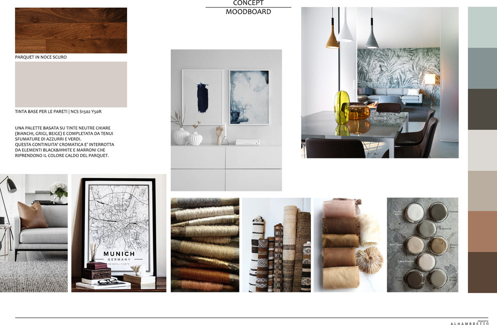 Restyling di un appartamento a Milano - Moodboard