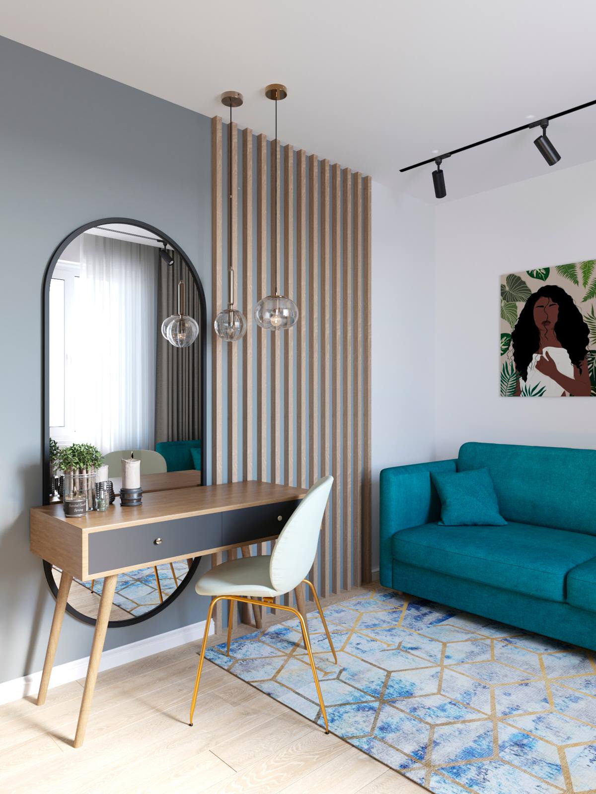 Дизайн проект интерьера квартиры г.Людиново