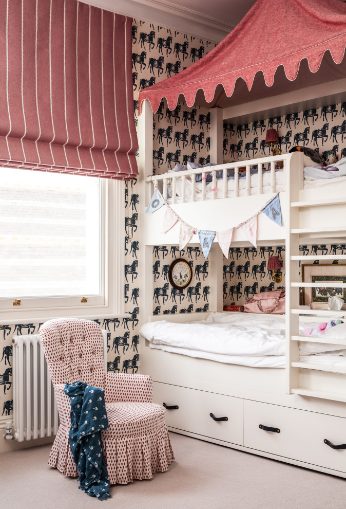 Photo of a transitional kids' room in Other.