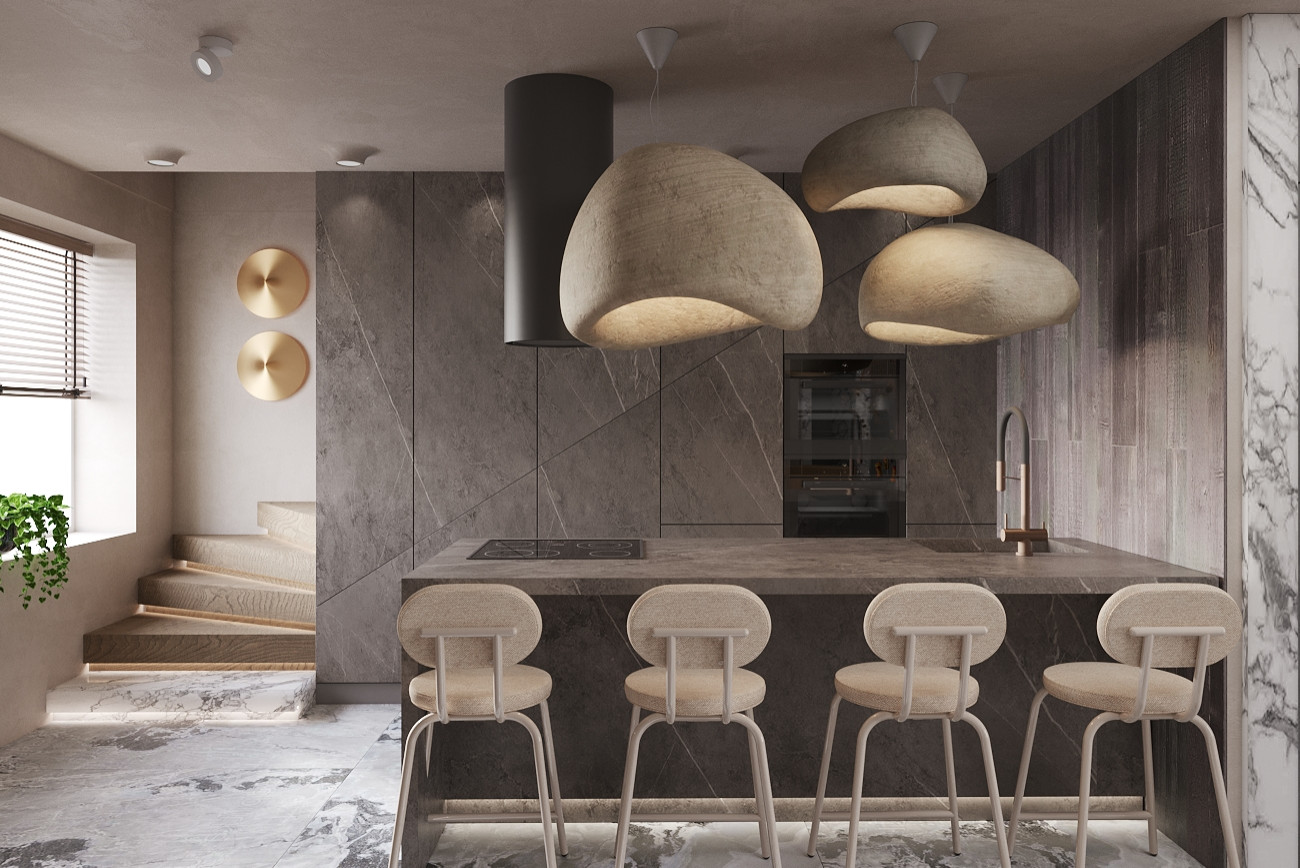 Проект двухуровневой квартиры 180 кв.м с двумя детскими