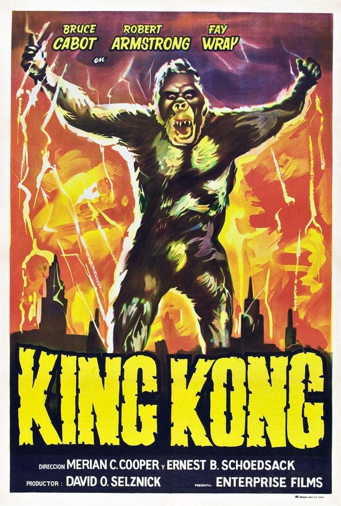 King Kong Print, 11 x 17 Midcentury Prints And Posters by