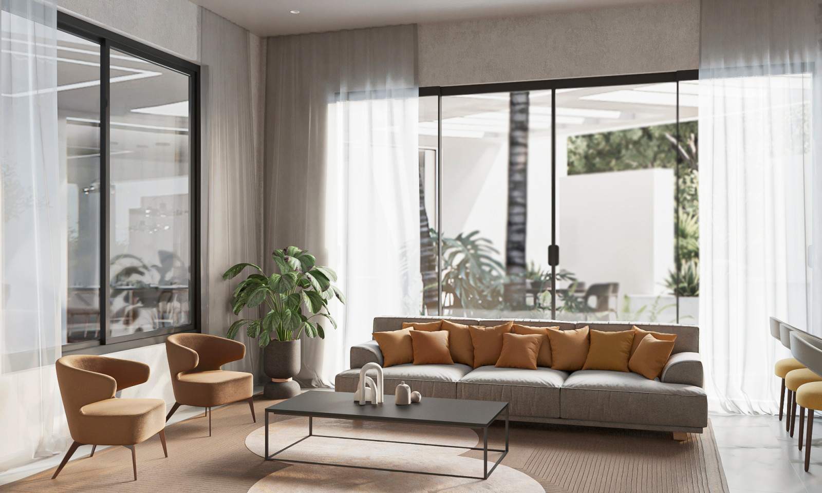 Дизайн опенспейса в Израиле 1 вариант