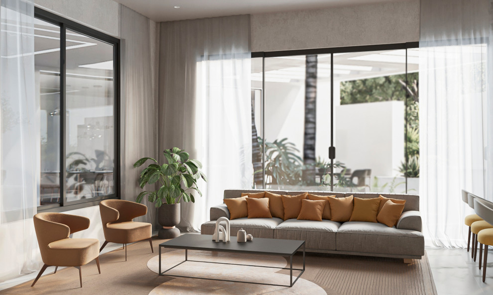 Дизайн опенспейса в Израиле 1 вариант