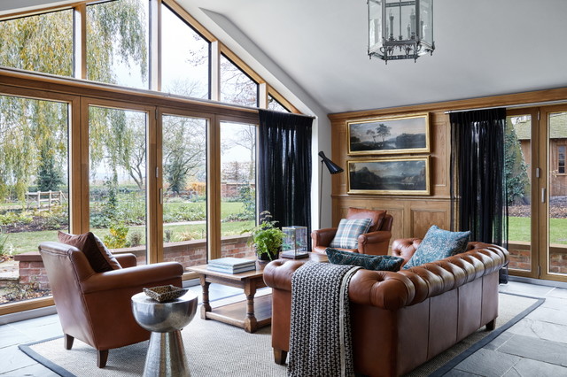 The Old Vicarage transitional-living-room