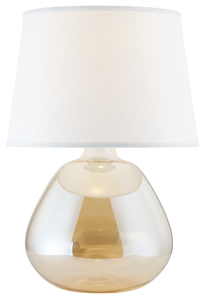 Thea 1 Light Table Lamp, Aged Brass