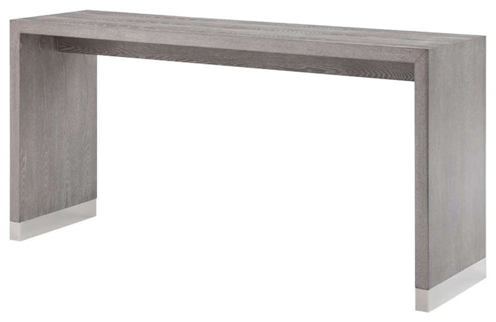 Modrest Silas Modern Grey Elm Bar Table