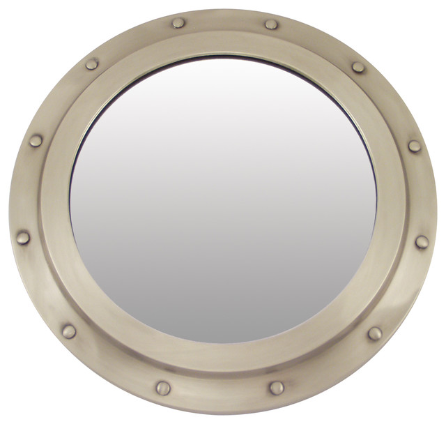 Porthole Mirror 30 Cm Coastal Wall Mirrors By Déco Marine France Porthole Mirror Pewter Finish 30 Cm