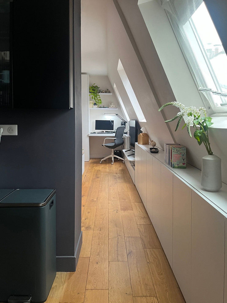 Aménagement appartement sous toiture mansardée