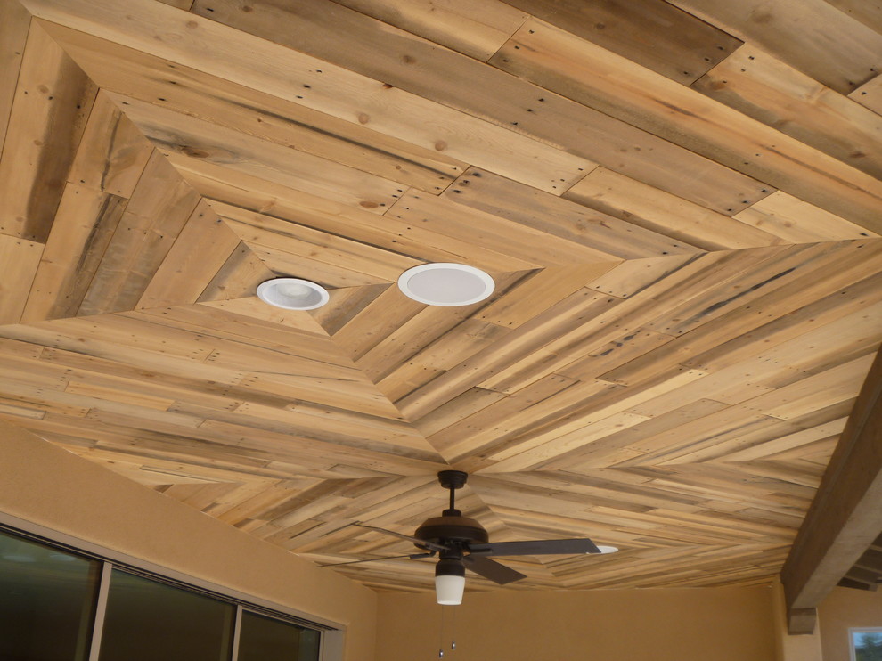 Example of a mountain style patio design in Phoenix