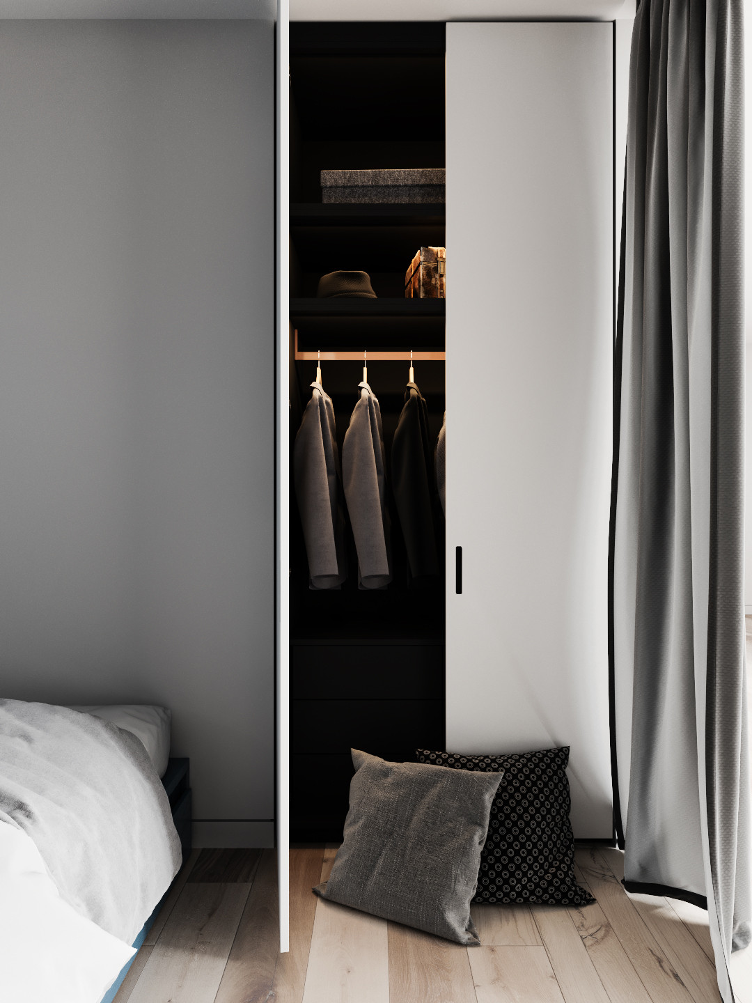 Квартира для Молодой пары.Синее настроение.