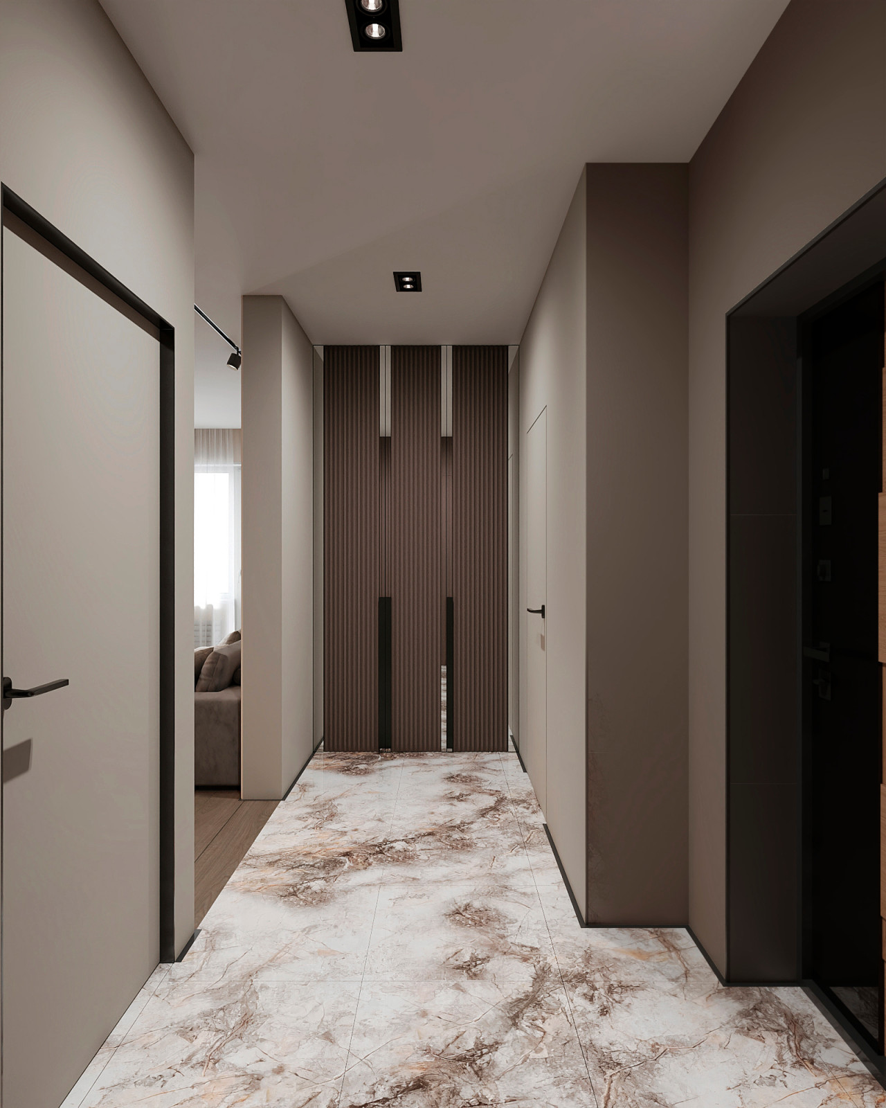 Проект интерьера в современной классике