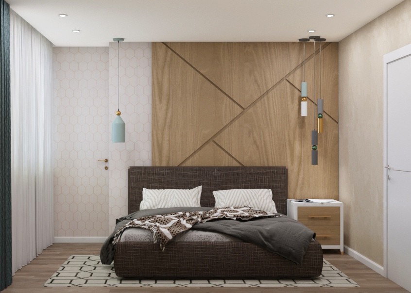 Дизайн проект 2к кв. 55м2 в ЖК Мечта для молодого человека